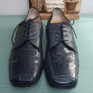 MASSIMO & MATTEO OSTRICH SHOES SZ 9